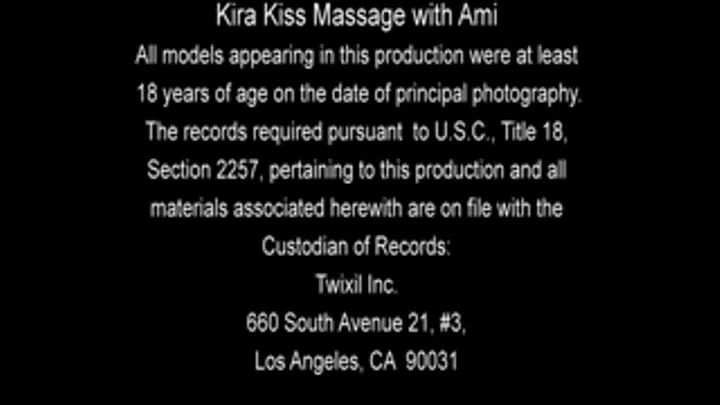 Kira Kiss Massage with Ami Part 1