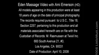 Eden Petty Massage with Ami Part 1