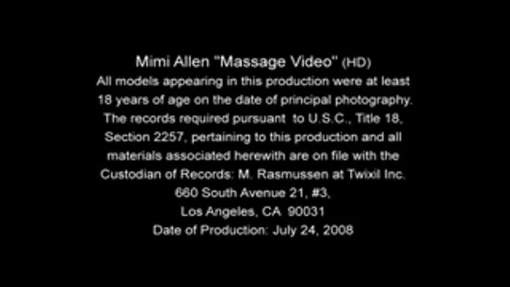 Mimi Allen Massage Full