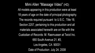 Mimi Allen Massage Part 1