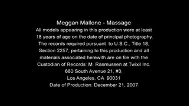 Meggan Mallone Massage Full