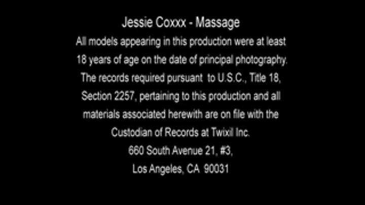 Jessie Coxxx Massage with Sal Part 1