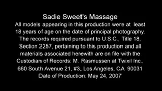 Sadie Sweet Massage Full