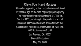 Riley's Four Hand Massage Part 1