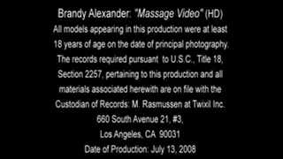 Brandy Alexander Massage Part 1