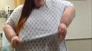 Too Fat To Fit- Hospital Gown