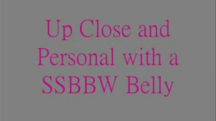 SSBBW Belly Play