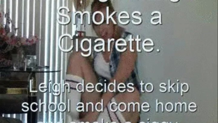 Smoking Schoolgirl