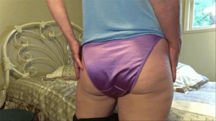 Satin panties and dirty asshole worshiping