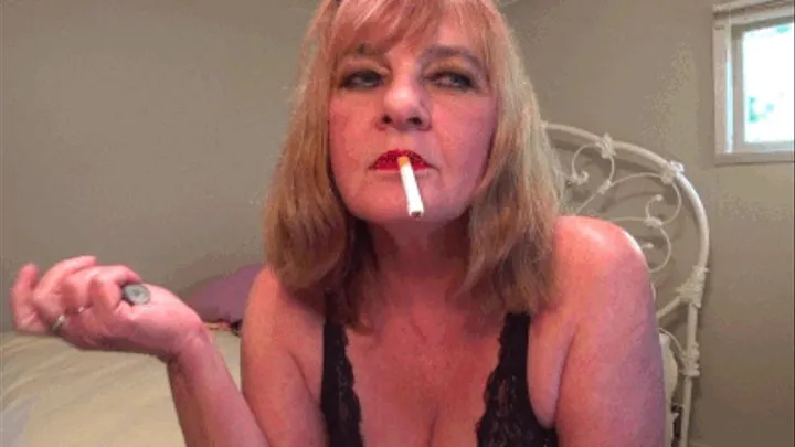 Milfy Smoking sexy and sultry