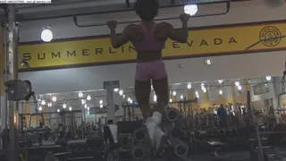 Jackie Gym Workout Pullups Flex