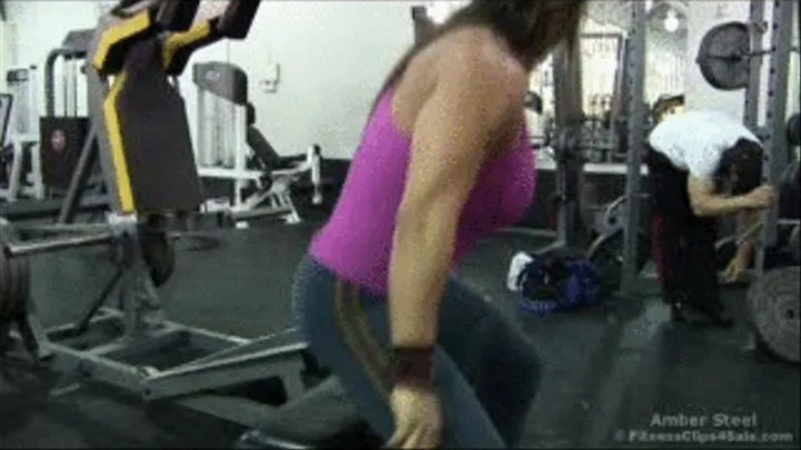 Amber 185lbs Overhead Presses with a Massage Hi Res