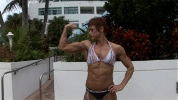 Jodie Ripped Upper Body Posing Bikini Hi Res