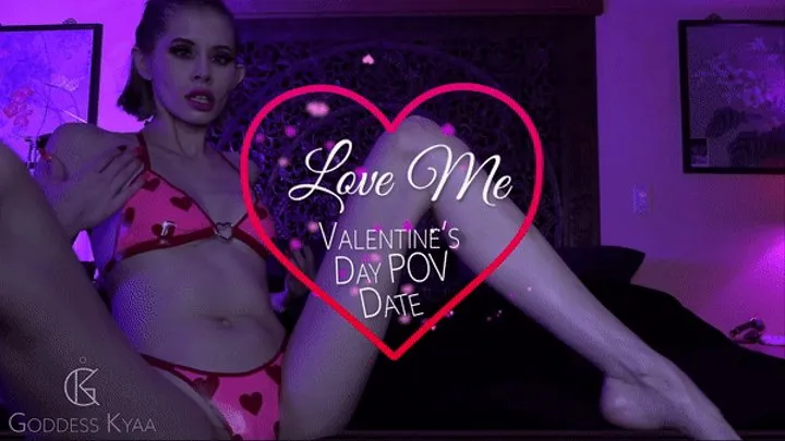 Love Me! Valentines POV Date - Sensual Femdom Latex Bikini Goddess Worship by Goddess Kyaa