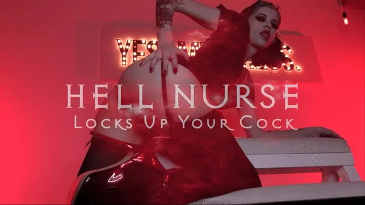 Hell Nurse Locks Up Cock