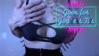 Goon for Goddess Tits - Uncensored Breast Worship JOI Mindfuck Cock Tease Stripping