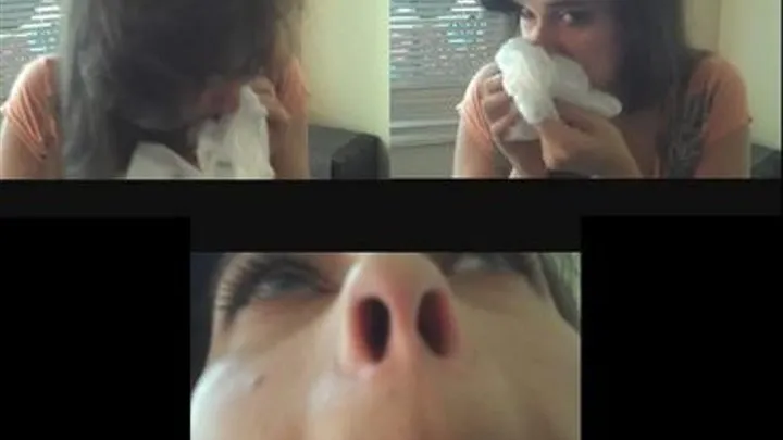 EXTREME Coughing, Gagging, and Nose Blowing!!