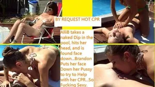 BY REQUEST 4 MaryJane :Alley came by from Georgia, She decides to take a Skinny Dip, and is found Face Down in Pool. When CPR doesnt work...She tries some Erotic Pussy Licking and CPR Skills of her own...