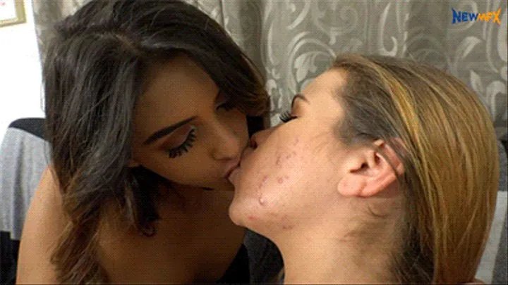 Lesbian kiss demonstration