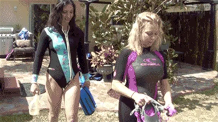 Amber & Wenona in Wetsuit Pleasure