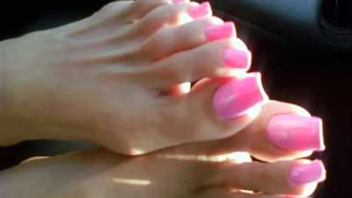 Candi's Soft Sexy Pink Longtoenails!!