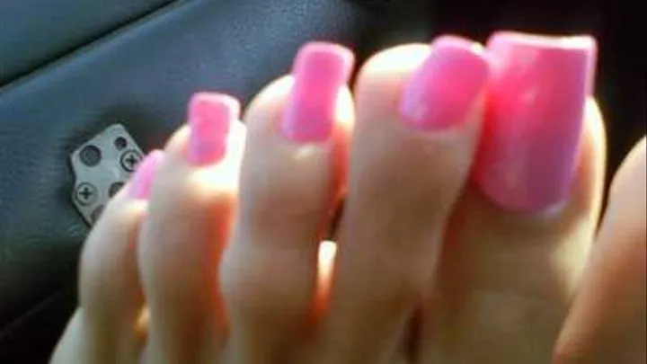 Candi's Sexy Pink Longtoenails