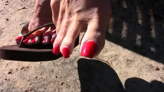 FIRST TIME EVER! (CANDI'S WEDGED HEEL RED TOES!) * PLUS CANDI'S ORIGINAL PHOTOGRAPHER!* (BRAND NEW FOOTAGE)