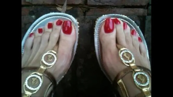 CANDITOESS...THERE'S SOMETHING ABOUT HER LONG RED TOENAILS, GOLD, AND BABY PHAT = PERFECTION! NEVER RELEASED