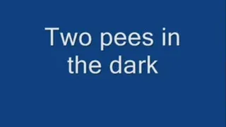 After dark pee