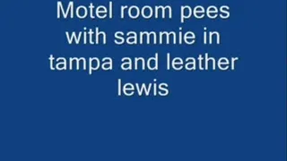 Motel room pees