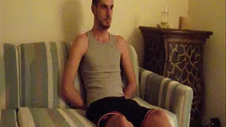 22 year old Dawson Tied & Tickled after his Workout