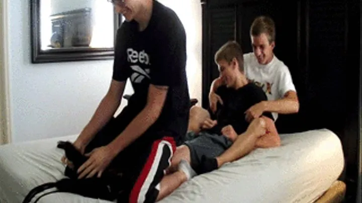 18 yr old Zach Tickled by Will & Ryan