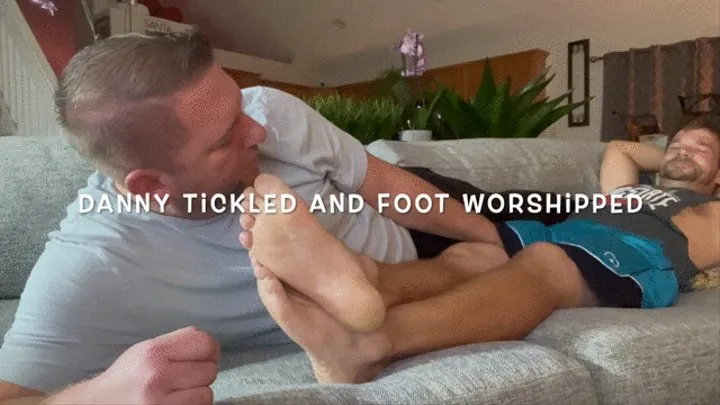 Kyle Worships and Tickles Danny's Feet on the Couch