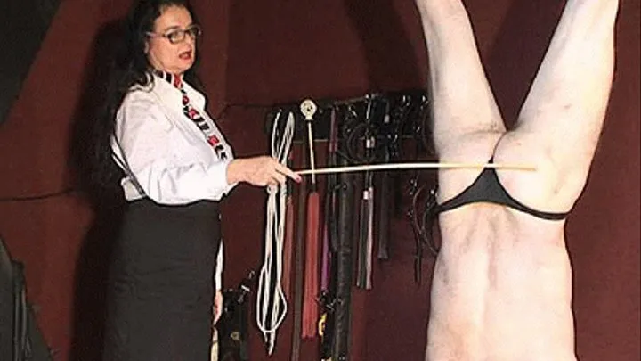 Upside down Caning Torment - 1