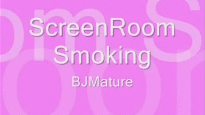 Screen Room Smoke