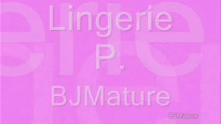 Lingerie P.