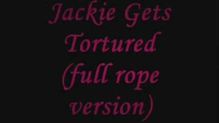 Jackie Gets (full rope tying version) IPOD