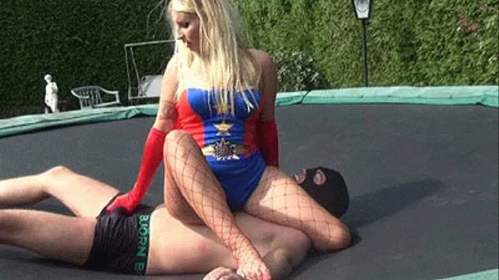 Wrestled down by Super Woman - 1