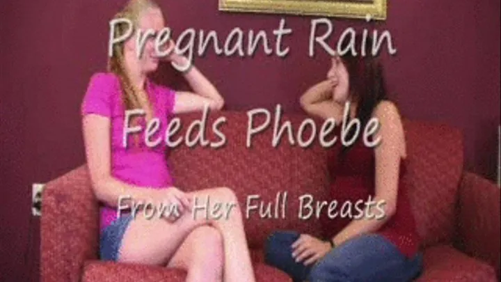 Pregnant Rain Feeds Phoebe