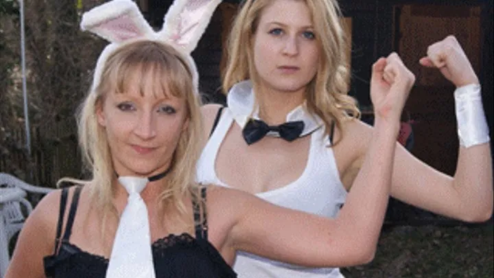 FG 59-1 clip hi Jannine vs Kristin Easter Bunny Tests of strength