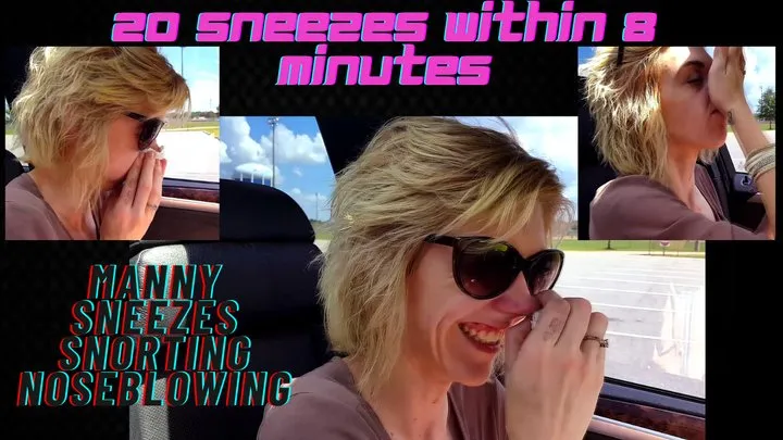 20 SNEEZES WITHIN 10 MINUTES! MANNY SPRAY SNEEZES AND BLOWS HERE NOSE! ) REMASTERED