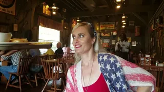 DONNA IS WISHING A FULL HAPPY 4TH OF JULY! PATRIOTIC SNEEZING! NOSE BLOWING AND SPITTING! PART 1 INCLUDES NEVER BEFORE RELEASED FOOTAGE