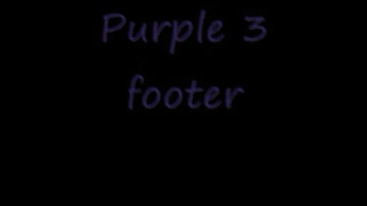 Purple 3 footer