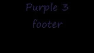 Purple 3 footer