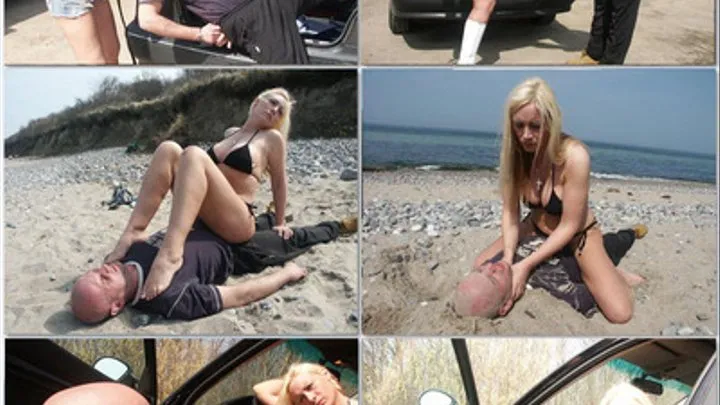 Slave`s trip on the Beach with Janet