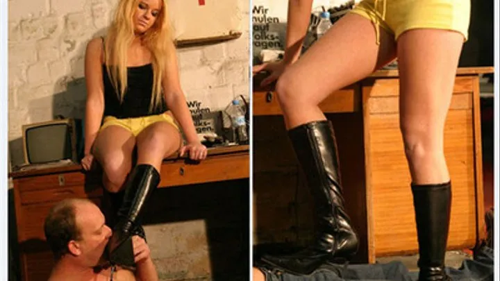 Ballbusting and more with the new young Goddess Mandy