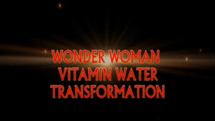 WONDER WOMAN VITAMIN WATER TRANSFORMATION