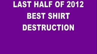 Last Half of 2012 Best Shirt Destruction