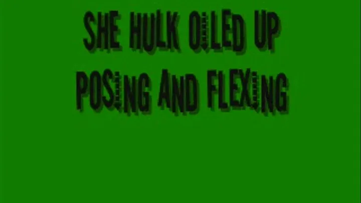 SHE HULK pec control posing