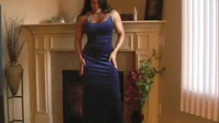 blue velvet dress flex